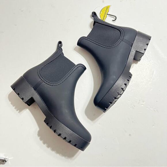 Jeffrey Campbell Hydra Black Matte Chelsea Booties - Picture 9 of 12